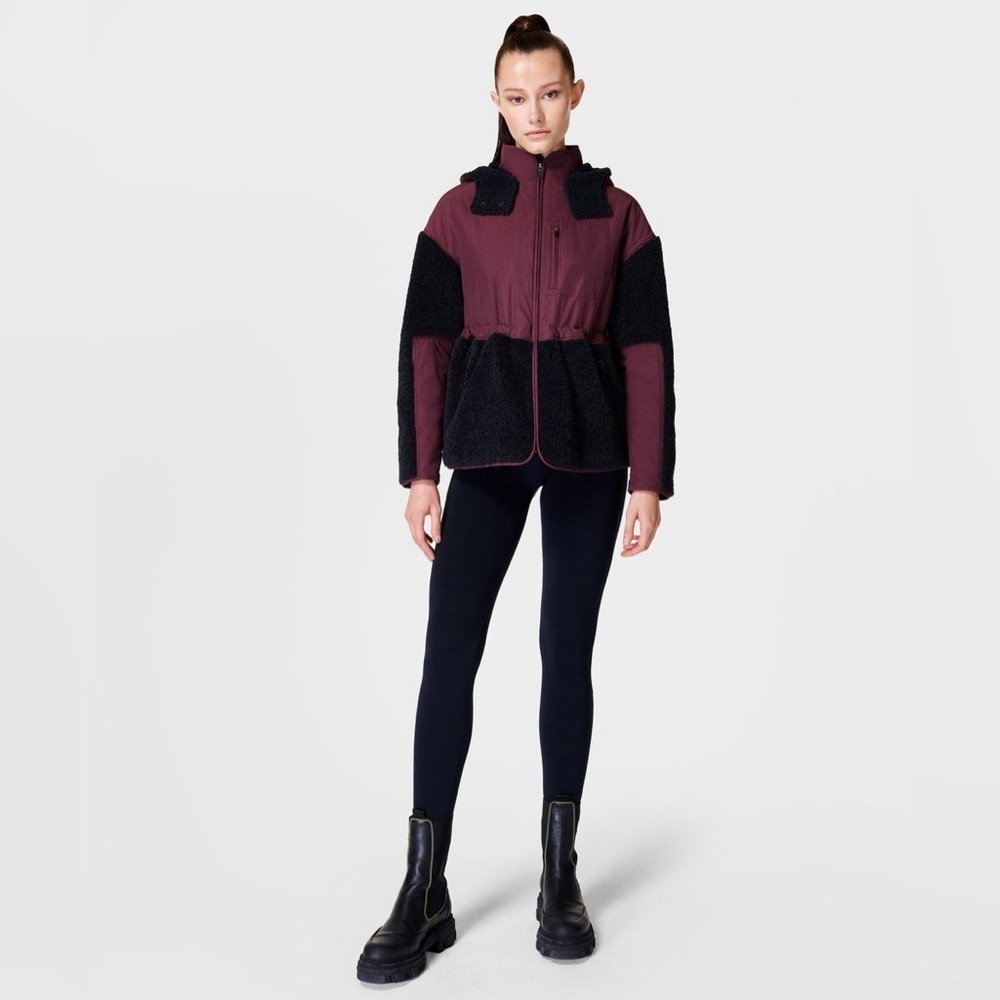 Sweaty Betty Urban London Sherpa Jacket size large